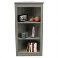 thumbnail image 5 of Inval America 47" 3 Shelf Manufactured Wood Corner Bookcase in Gray Smoke Oak, 5 of 10