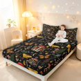 thumbnail image 3 of Homewish Watercolor Plant Mushrooms Bed Sheets,Butterflies Moths Full Size Sheets,4 Pieces,1 Flat Sheet, 1 Fitted Sheet and 2 Pillowcases, 3 of 6