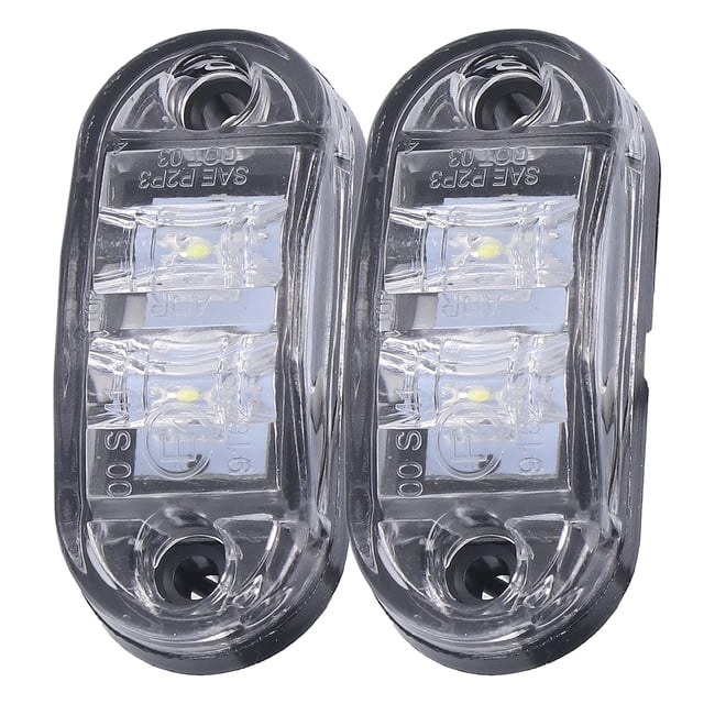 Indicator Light Tail Light 10-30V 2LED Side Marker Light High Brightness Turn Signal Lamp For Cars Trucks Trailers RVs