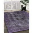 thumbnail image 3 of Ahgly Company Machine Washable Indoor Rectangle Industrial Modern Plum Purple Area Rugs, 2' x 4', 3 of 7