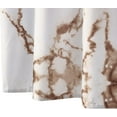 thumbnail image 4 of Marble Bathroom Shower Curtain,Taupe and White Fabric Shower Curtain with Hooks,Unique 3D Printing,Decorative Bathroom Accessories,Water Proof,Reinforced Metal Grommets,Long 72x84 Inches, 4 of 6
