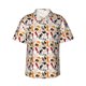 thumbnail image 1 of Fotbe Cute Cats Camisa Hawaiana para Hombre Unisex – Camisa Casual de Verano con Botones de Manga Corta de Algodón y Lino,3X-Large, 1 of 7