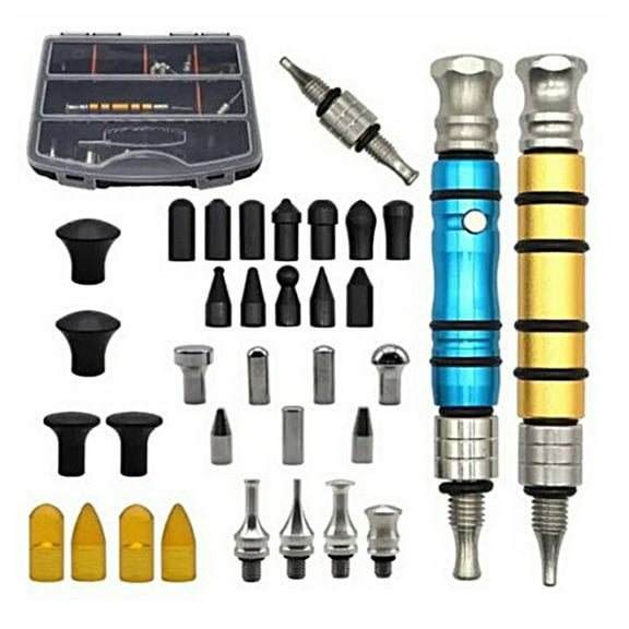 34pcs Professional Tap Down Pen Automotive Repair Tool Knocking Pen