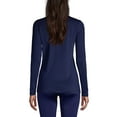 thumbnail image 2 of Lands' End Women's Thermaskin Heat Long Sleeve Crewneck Long Underwear Top, 2 of 3