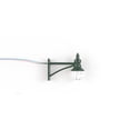 thumbnail image 1 of Billuyoard Lámparas de cuello de cisne de montaje en pared a escala 1:87, modelo de calle de 3V, diseño de tren de ferrocarril, luz blanca Artesanía Verde/Blanco cálido, 1 of 6
