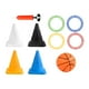 thumbnail image 1 of Juego de conos deportivos Cola para lanzar aros para niños en eventos de Cooperación en equipo de actividades baloncesto, 1 of 8