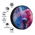 thumbnail image 4 of Gukieu Color Explosion Makeup Brush Print Car Tire Cover, Adjustable Waterproof and Dustproof Tire Protection Cover, Suitable for SUV, Truck, Van-14 inch, 4 of 6