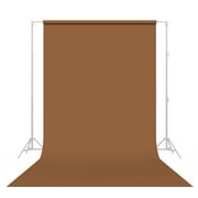 Savage Seamless Paper Photography Backdrop - #80 Cocoa (86 in x 36 ft) for Youtube Videos, Live Streaming, Interviews and Portraits - Made in USA