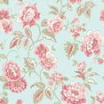 thumbnail image 1 of Concord Wallcoverings Textured Wallpaper floral Featuring rose flowes leaves, 1 of 1
