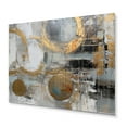 thumbnail image 2 of Designart "Radical Simplicity Gold and Grey II" Modern Midcentury Metal Wall Decor, 2 of 5