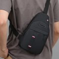 thumbnail image 2 of Deeceymbur Men Chest Bag Large Capacity Waterproof Crossbody Shoulder Messenger Sling Bag for Travel Hiking Daily Casual Use, 2 of 8