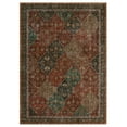 thumbnail image 7 of Tzou Vintage Moroccan Floral Area Rugs 5x7ft Non-Slip Washable Carpet for Bedroom Living Room(Deep Red), 7 of 7