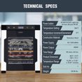 thumbnail image 3 of NutriChef NCFD10S 10 Shelf 900W Kitchen Countertop Food Dehydrator, 3 of 6
