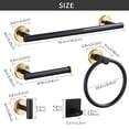 thumbnail image 4 of Baohd Bathroom Hardware Set Bathroom Accessories Kit Hotel for Washroom 7Pcs Home 7 pcs, 4 of 6