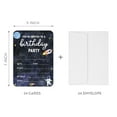 thumbnail image 4 of Koyal Wholesale Pastel Outer Space Birthday Paper Invitations for Kids, 1st Birthday, Blank Cards with Envelopes, 24-Pack, 4 of 5