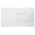 thumbnail image 5 of Bowery Hill Faux Marble White/Deep Cherry Dining Table Rectangular 66" Unassembled, 5 of 8