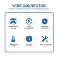 thumbnail image 2 of MasteelfCA 1 Set/220PCS Nut Spring Insert Insulating Wire Connector Quick Connection, 2 of 8