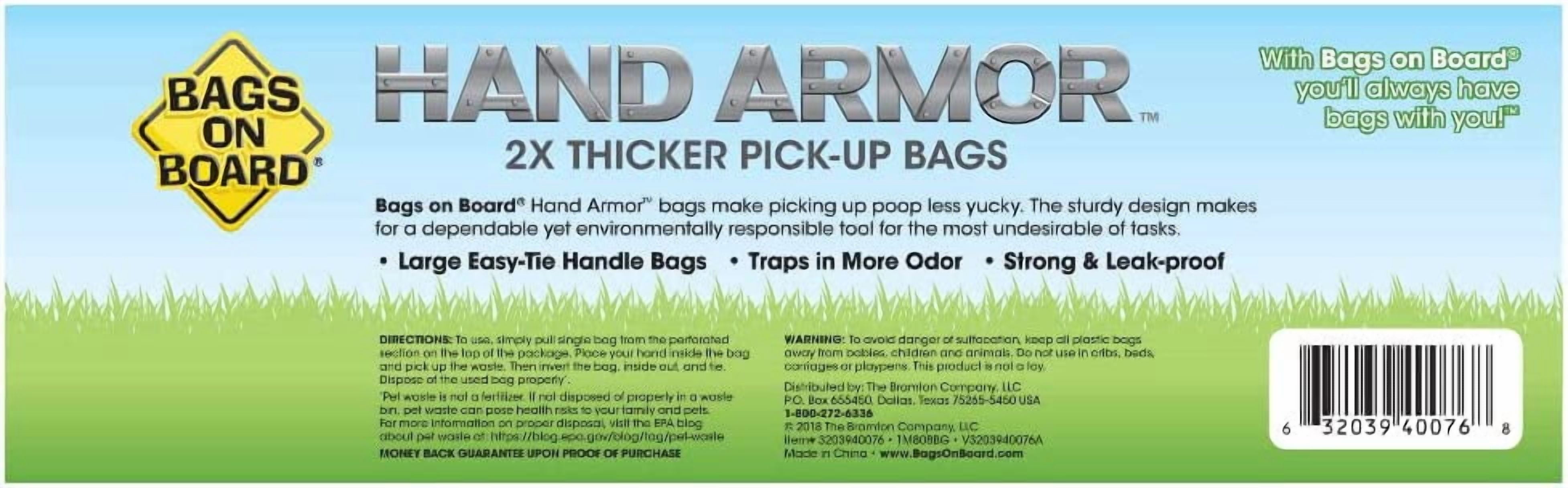 Dog Poop Bags - Extra Thick Waste Pickup Bags with Easy Tie Handles - Easy Dispensing Drawer Pack - 200 Count