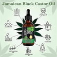 thumbnail image 3 of 1pcs Black Castor Oil Jamaican Black Castor Oil Hair Care Essential Oil, 3 of 4