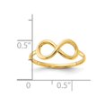thumbnail image 5 of 14K Yellow Gold Polished Infinity Ring (size 7), 5 of 5