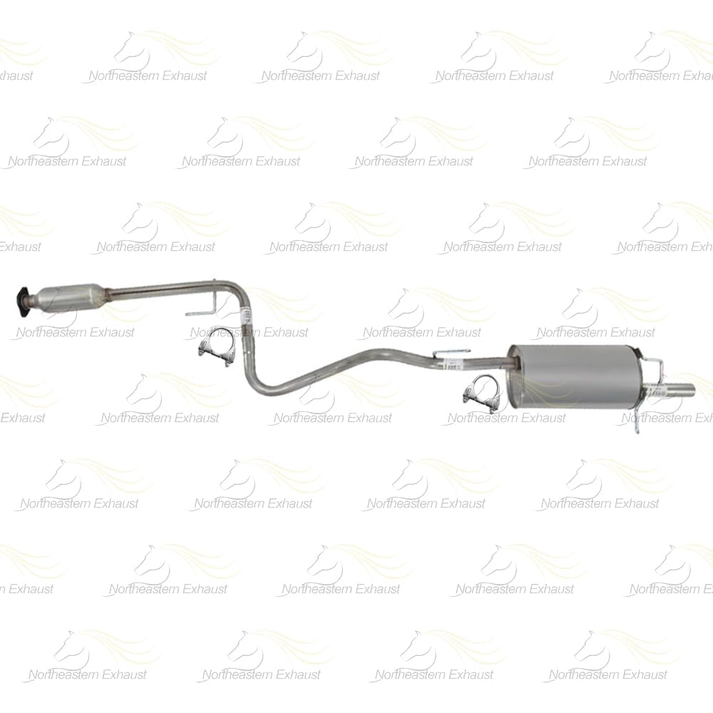 Northeastern Exhaust Stainless Steel Resonator & Muffler Exhaust System Kit Fits 2006–2011 Chevrolet HHR 2.2L – Direct Fit