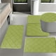 thumbnail image 4 of Juego de 5 alfombrillas de baño de espuma antideslizantes, suaves, absorbentes, lavables a máquina y de secado rápido para un baño familiar seguro y cómodo. Aestivo | Verde | AESTIVO, 4 of 7