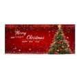 thumbnail image 3 of Large Festive Christmas Background Banner for Holiday Party Photography and Garage Door Decorations 7x16 Feet, 3 of 3