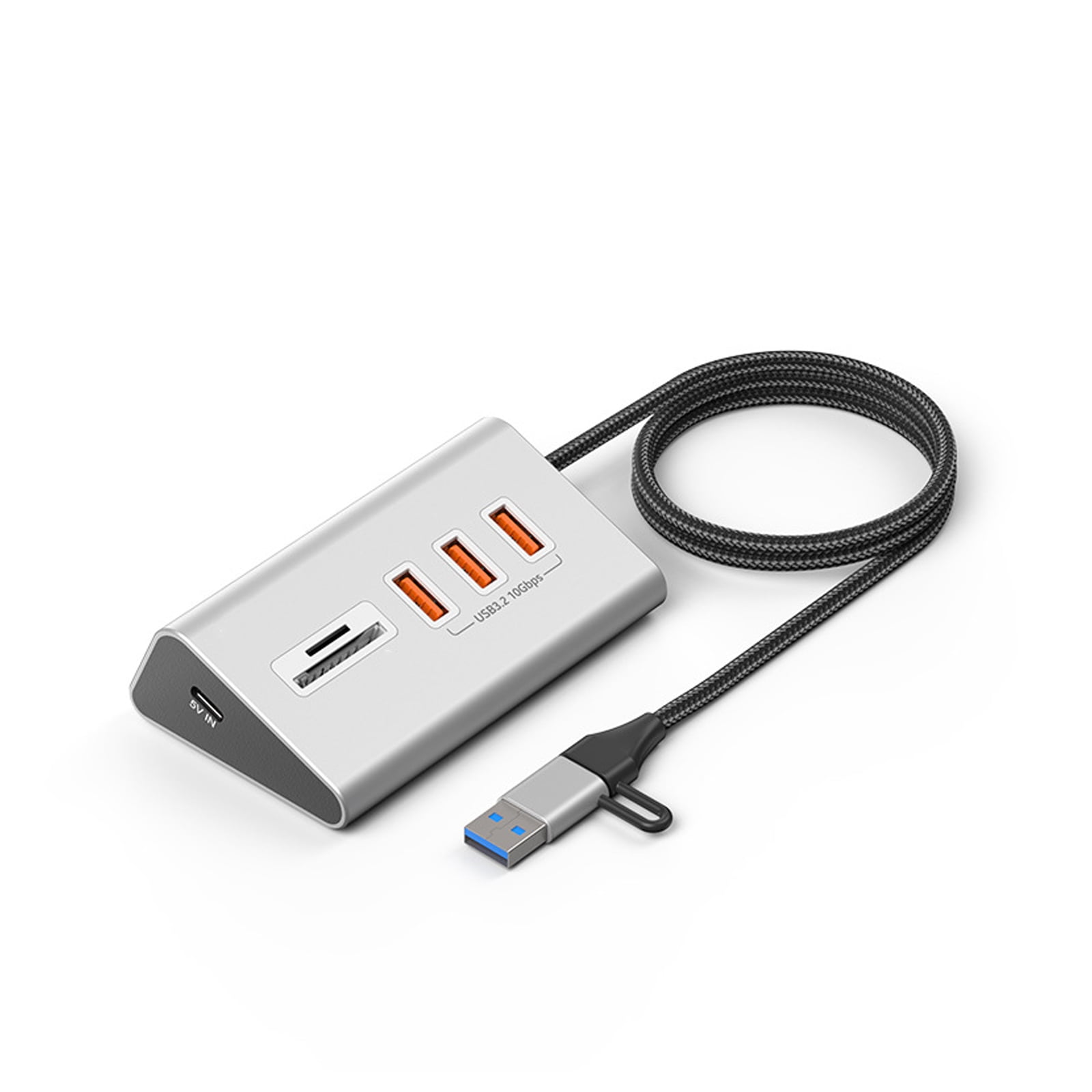 Fast Speed 10Gbps USB C Hubs Aluminum Adapter Multiple Interfaces Card Reader For Laptop