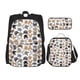 thumbnail image 1 of Easygdp Cute Cats Mochila para Niños y Niñas con Set de Caja de Almuerzo y Estuche para Lápices 3 en 1, Mochila Escolar Estampada para Adolescentes, 1 of 7