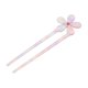 thumbnail image 1 of Ofertas Únicas 1 Pc Pin Chignon Flor de Cinco Pétalos Horquilla para Mujeres Rosa Púrpura, 1 of 5