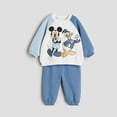 thumbnail image 3 of Disney-Conjunto de sudadera y pantalones para niños, traje informal de manga larga con estampado de dibujos animados, para primavera y otoño, novedad, 2 unidades, 3 of 3