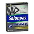 thumbnail image 2 of Salonpas Lidocaine Maximim Strength Pain Relieving Gel-Patch 6 ea (Pack of 2), 2 of 4