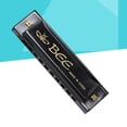 thumbnail image 4 of MasteelfCA 10 Hole Plastic Harmonica Music Instrument for Beginner Students Kids Gift (Black), 4 of 8