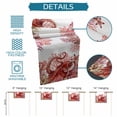 thumbnail image 6 of Ocean Red Octopus Table Runner - 72 Inch Long Coastal Coral Beach Nautical Starfish Cotton and Linen Blended Dress Scarves Farmhouse Table Runner for Kitchen Dining, Coffee Table, 13" x 72", 6 of 8