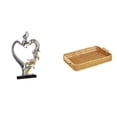 thumbnail image 1 of Figura de romántico y cesta de frutas tejida, conjunto decorativo para dormitorio, boda, estantería, armario, hogar, escritorio, adorno de exhi, 1 of 8