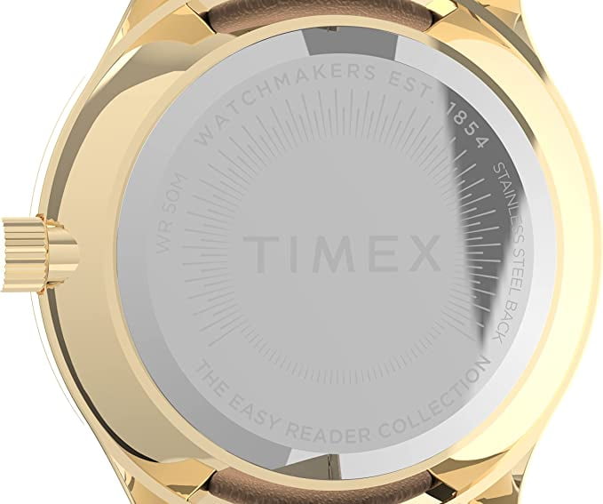 Timex TW2V25200 Women's Easy Reader Pink Leather Watch