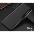 thumbnail image 2 of Luxury Flip Case for Samsung Galaxy A22 5G (Not 4g), Premium PU Leather Smart Sleep/Wake Up Function Smart View Window Business Phone Case for Samsung Galaxy A22 5G      Black, 2 of 9