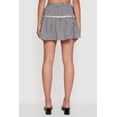 thumbnail image 4 of Womens Gingham Lace Trim Tiered Mini Skirt, 4 of 4