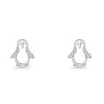 thumbnail image 2 of Penguin Stud Earring CZ 925 Sterling Silver 9mm, 2 of 6