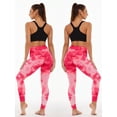 thumbnail image 2 of VASLANDA Booty Yoga Pants Women High Waisted Honeycomb Ruched Butt Lift Tie Dye Textured Scrunch Leggings Booty Tights, 2 of 6