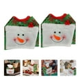 thumbnail image 4 of 2pcs Cajas de tejidos domésticos de Navidad Contenedores de tejidos temáticos Decoración de escritorio, 4 of 5