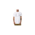 thumbnail image 1 of Fourstar Clothing - Camiseta gráfica para hombre, diseño de coordenadas de Fourstar, color blanco, pequeño, 1 of 1