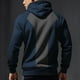 thumbnail image 4 of pstuiky camisas de hombre de manga larga, Suéter informal de moda para hombre, color liso, con capucha y manga larga tops de invierno para hombre s, 4 of 9
