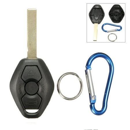 - 3 Buttons Remote Key Fob Case Shell With Keychain Ring For X 3 5 Z 3 4 E46 E39 525i