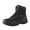 Black, variant on Work Boots for Men Men Snow Boots Winter Shoes Warm Slip On Casual Cutout Slip On Short Boots (Black,9)