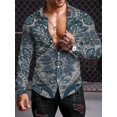 thumbnail image 1 of Camisa de moda retro para hombre, estilo étnico, estampado de manga larga, ropa de moda y personalizada para hombre, ropa de otoño para hombre, 1 of 6