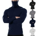 thumbnail image 2 of Fengactive Men's Turtleneck Tops Plush Lined Pullover Thermal Long Sleeve Casual Slim Fit Basic Sweater, 2 of 5