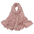 thumbnail image 2 of Bandeau à Moins de 10 $ Rose Femmes Décontracté Mode Simple Couleur Unie Multicolore Tricot Côtelé Hijab Musulman, 2 of 3