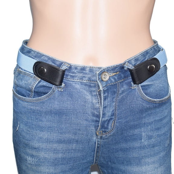 Helii Womens Belt No Buckle Elastic Belt Buckleless Invisible Stretch Belt for Jeans Belts for Women