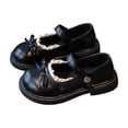 thumbnail image 2 of Boys Girls Lace Up Shoes Toddler Little Kids School Dress Shoes (Toddler/Little Kid) Black 1, 2 of 7